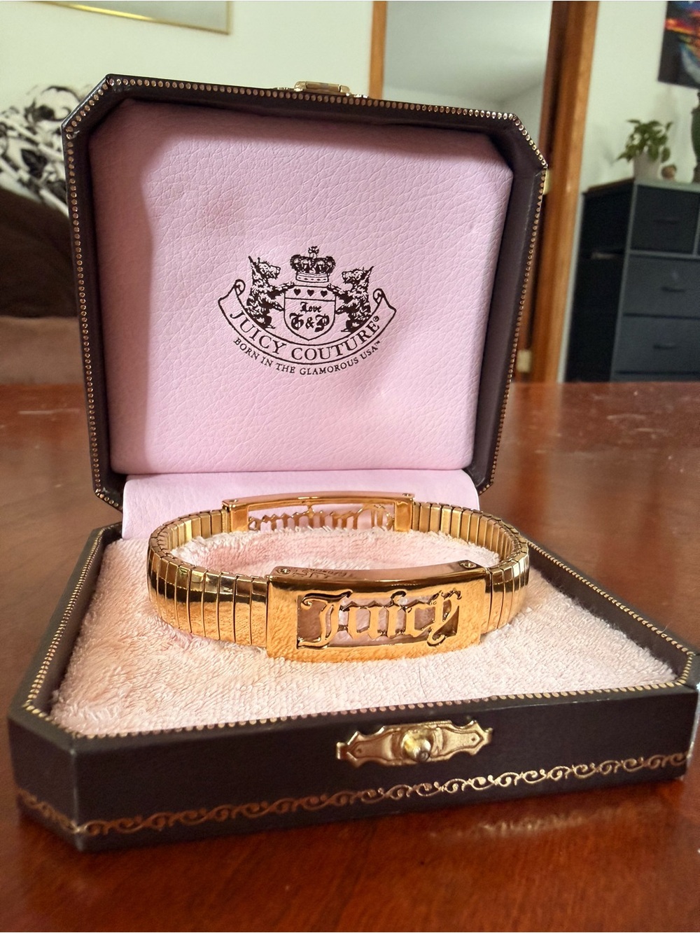 Juicy Couture Y2K stretch ID bracelet